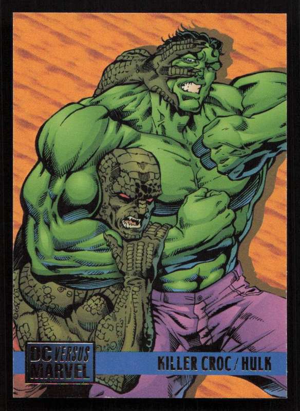 1995 DC VS Marvel Comics Killer Croc / Hulk 76