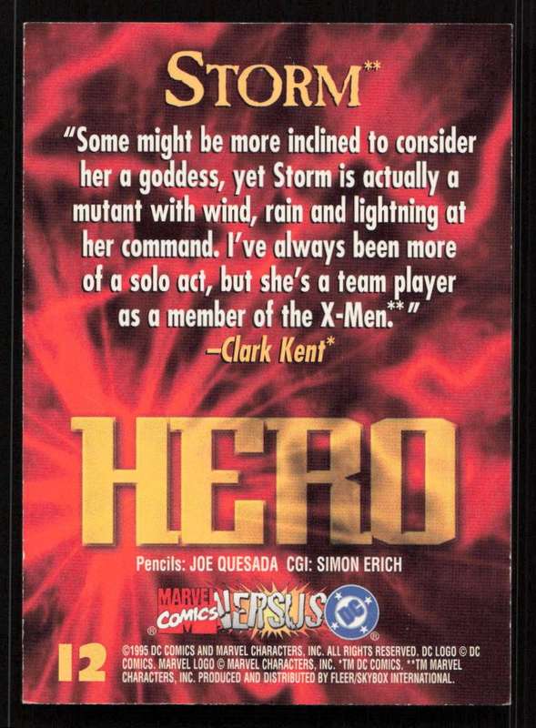 1995 Marvel Comics VS DC Storm 12