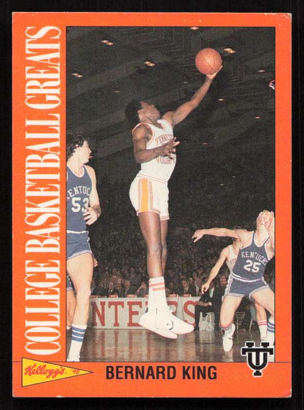 1992 Kellogg's Raisin Bran College Basketball Greats #13 Bernard King