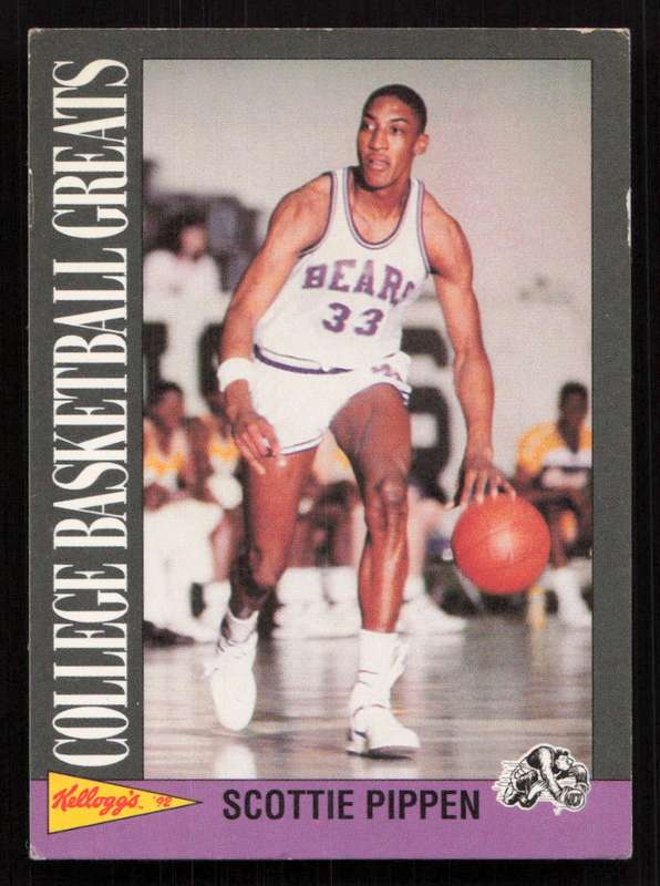1992 Kellogg's Raisin Bran College Basketball Greats #17 Scottie Pippen