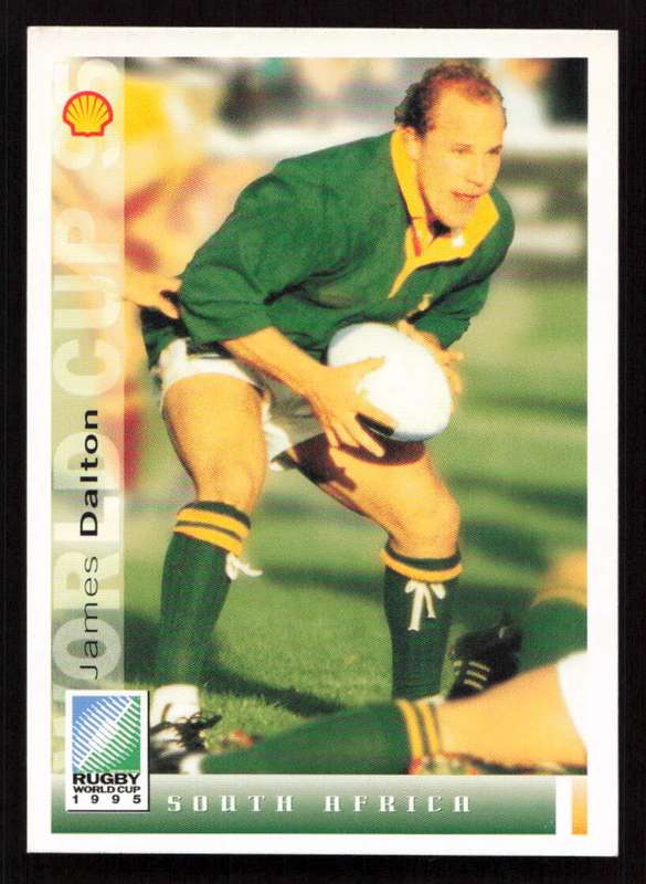 1995 Sports Deck Cards Rugby World Cup 1995 #013 James Dalton