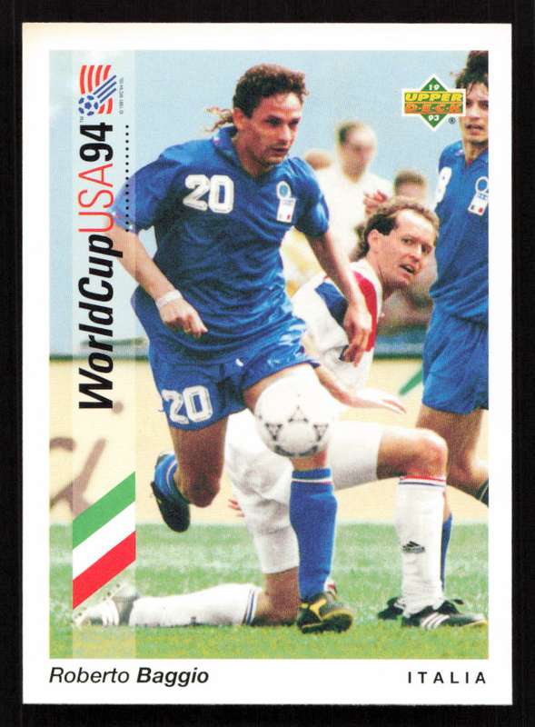 1993 Upper Deck World Cup Preview (Italia) #27 Roberto Baggio