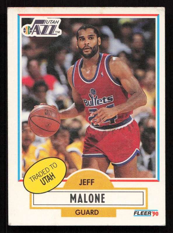 1990-91 Fleer #195 Jeff Malone