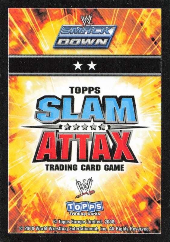 Topps Slam Attax Smack Down 2008 Ezekiel Jackson
