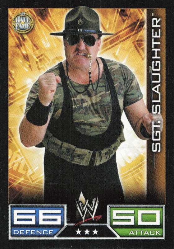 Topps Slam Attax DIVAS 2008 HALL OF FAME Sgt. Slaughter