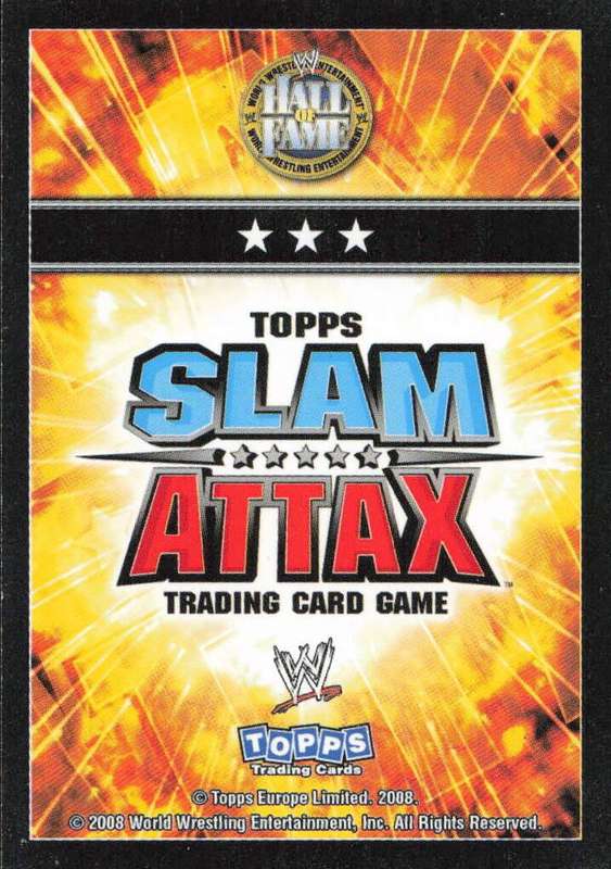 Topps Slam Attax DIVAS 2008 HALL OF FAME Sgt. Slaughter