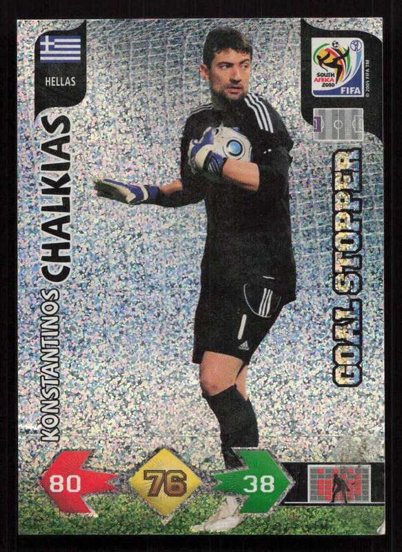 2010 Panini Adrenalyn XL World Cup #186 Konstantinos Chalkias