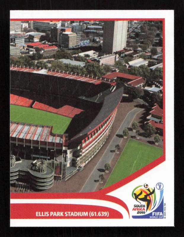 2010 Panini World Cup Stickers #11 Ellis Park Stadium