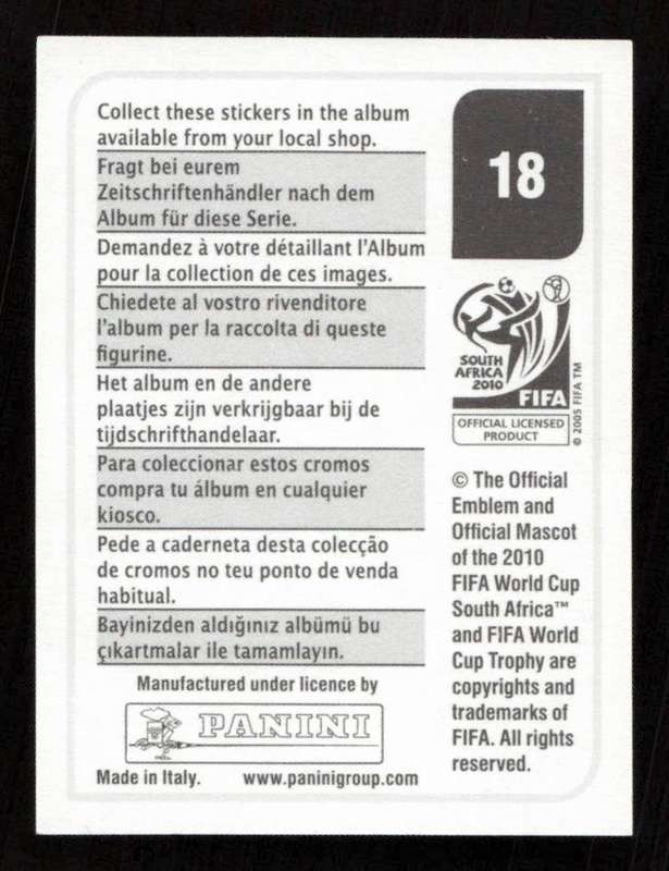 2010 Panini World Cup Stickers #18 Nelspruit