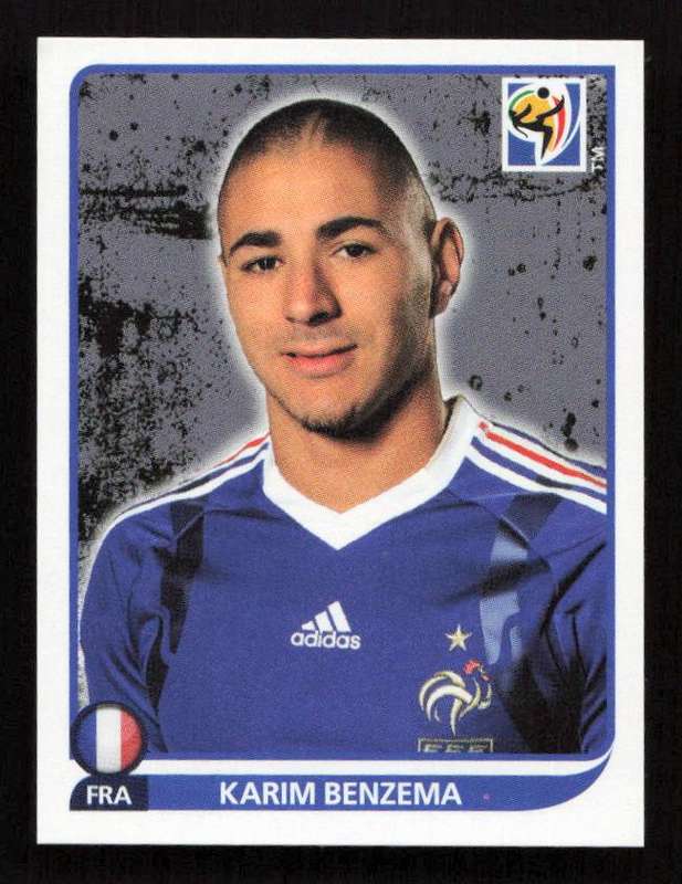 2010 Panini World Cup Stickers #104 Karim Benzema