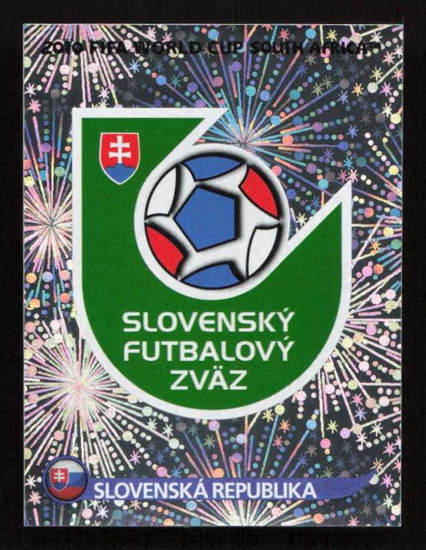 2010 Panini World Cup Stickers #468 Slovenska Republika