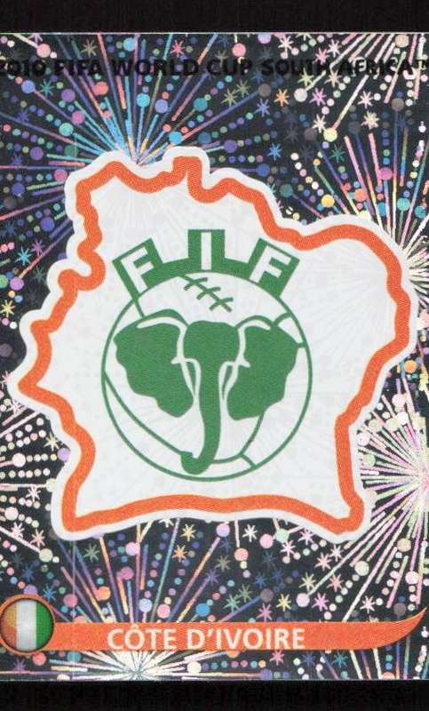 2010 Panini World Cup Stickers #525 Cote D'Ivoire