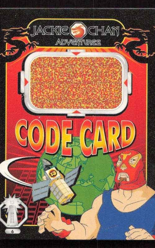 Jackie Chan Adventures - Code-Breaker Card 6 - Special cards - Code Breakers