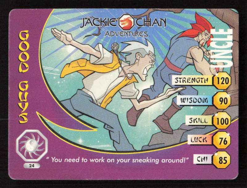 Jackie Chan Adventures - The Chan Clan - Uncle 24 - Regular Card
