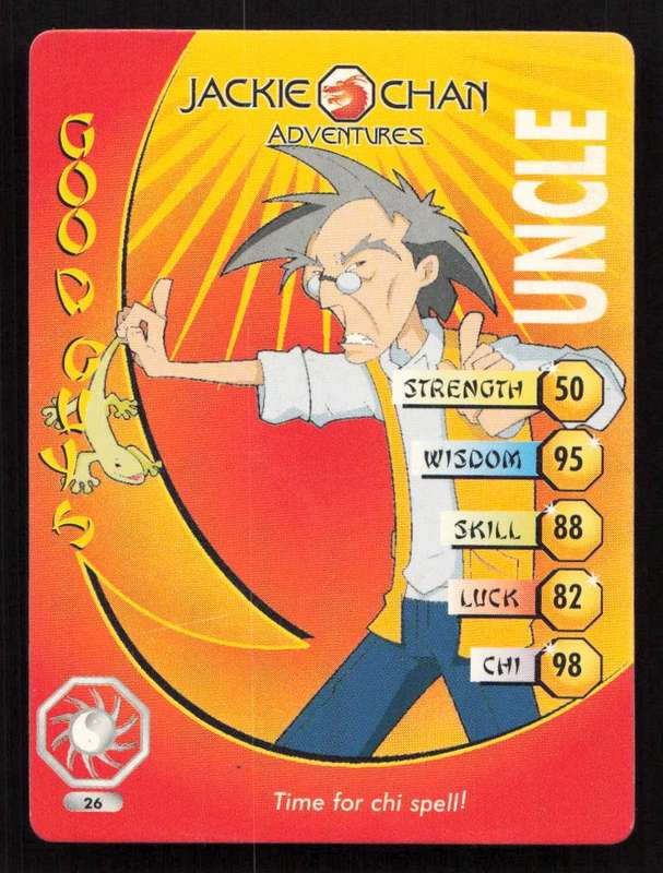 Jackie Chan Adventures - The Chan Clan - Uncle 26 - Regular Card
