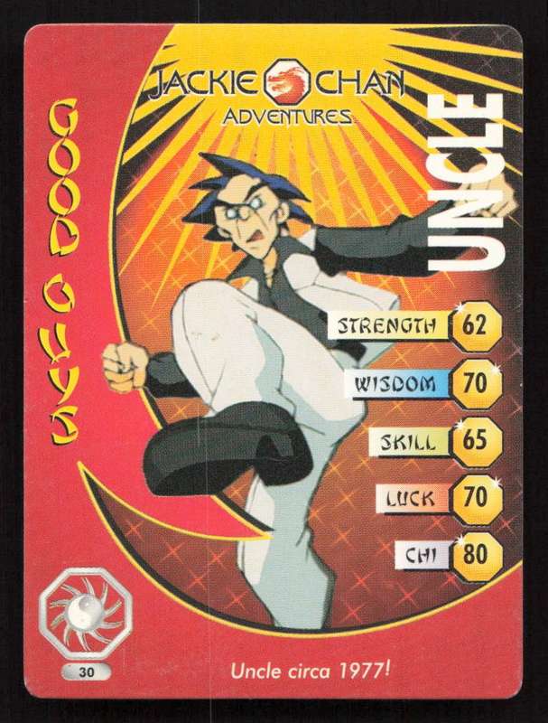 Jackie Chan Adventures - The Chan Clan - Uncle 30 - Regular Card