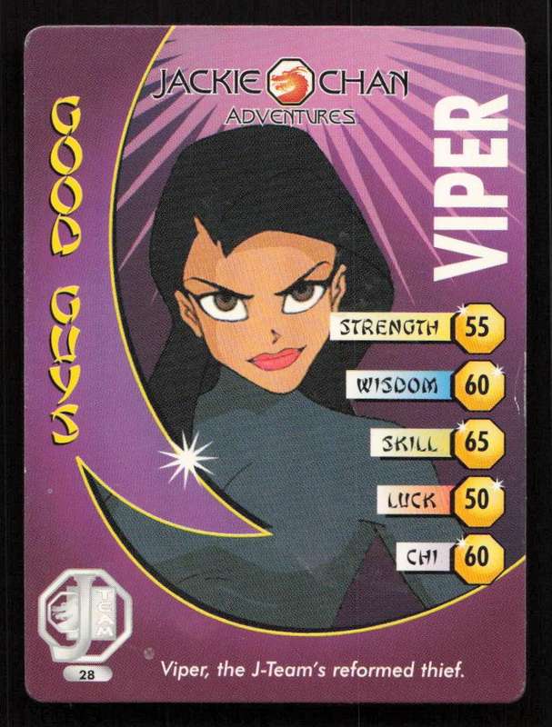 Jackie Chan Adventures - The J-Team Card Viper 28