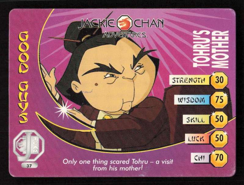 Jackie Chan Adventures - The J-Team Card Tohru`s Mother 37