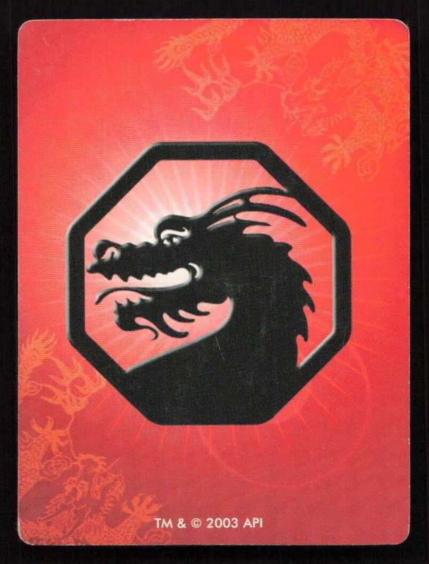 Jackie Chan Adventures - Demon Vortex Card 27 Shadow Khan - Regular Card
