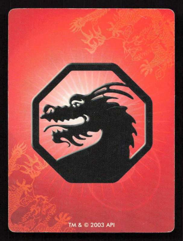 Jackie Chan Adventures - Demon Vortex Card 29 Shadow Khan - Regular Card