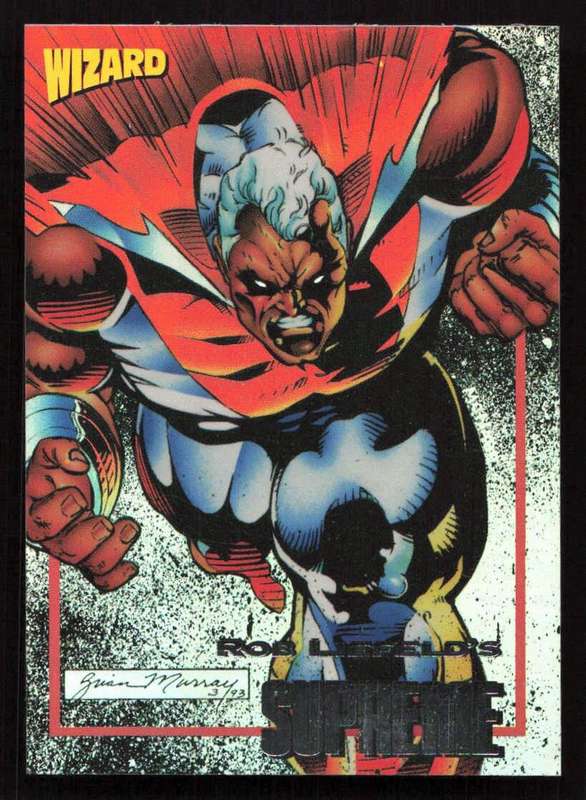 Wizard Magazine 1993 Rob Liefeld's Supreme Card 5