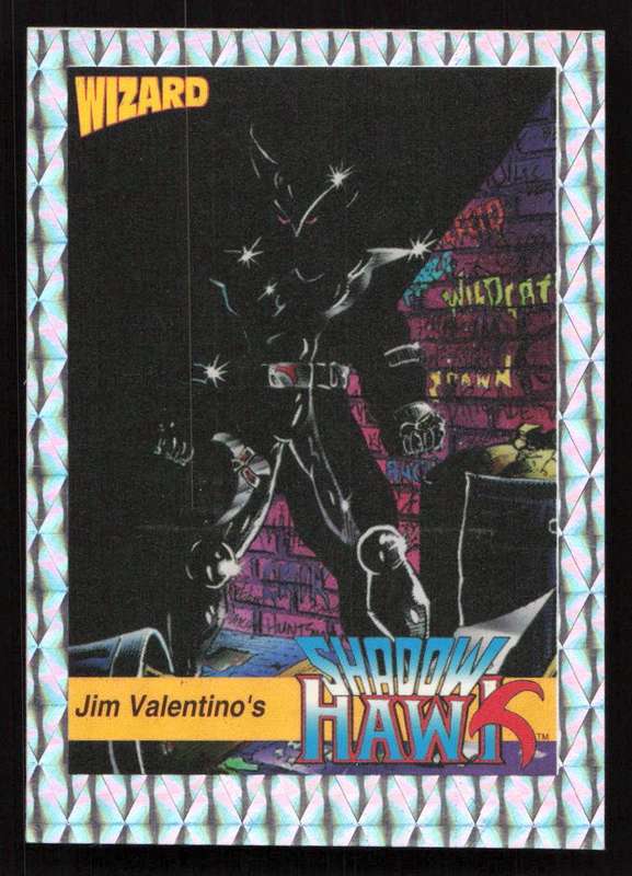 Wizard Magazine 1992 Jim Valentino's Shadow Hawks Card 2