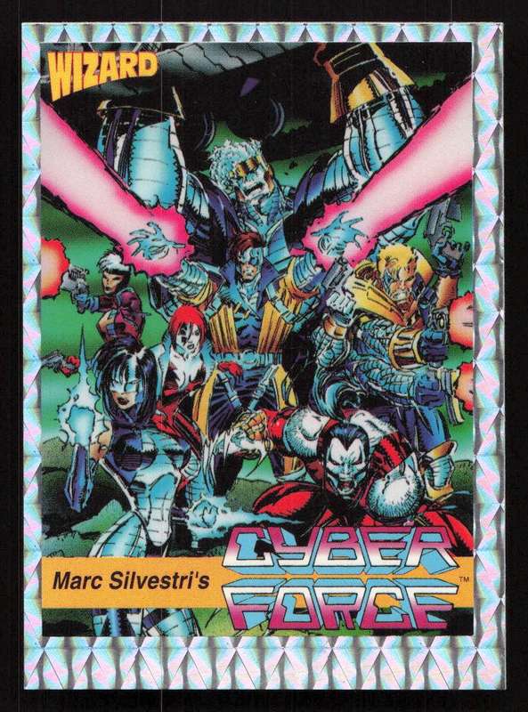 Wizard Magazine 1992 Marc Silvestri's Cyber Force Card 6