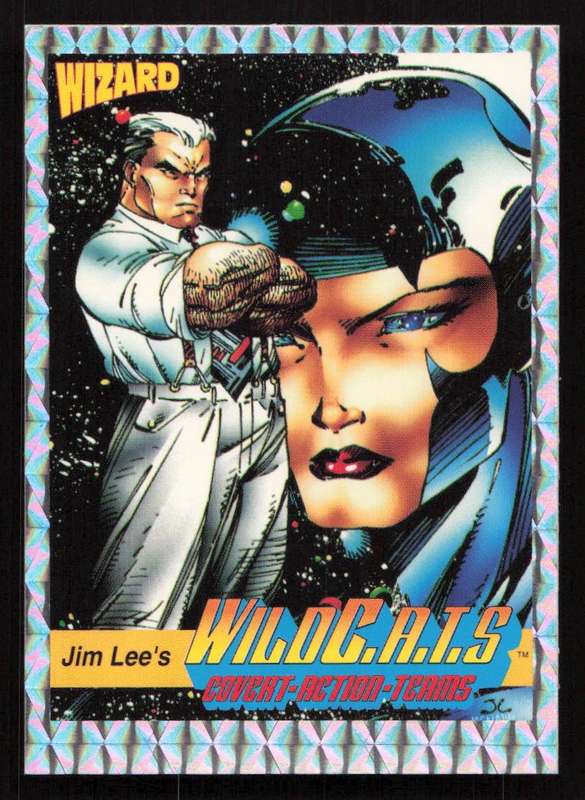 Wizard Magazine 1992 jim Lee's Wild C.A.T.S Card 7