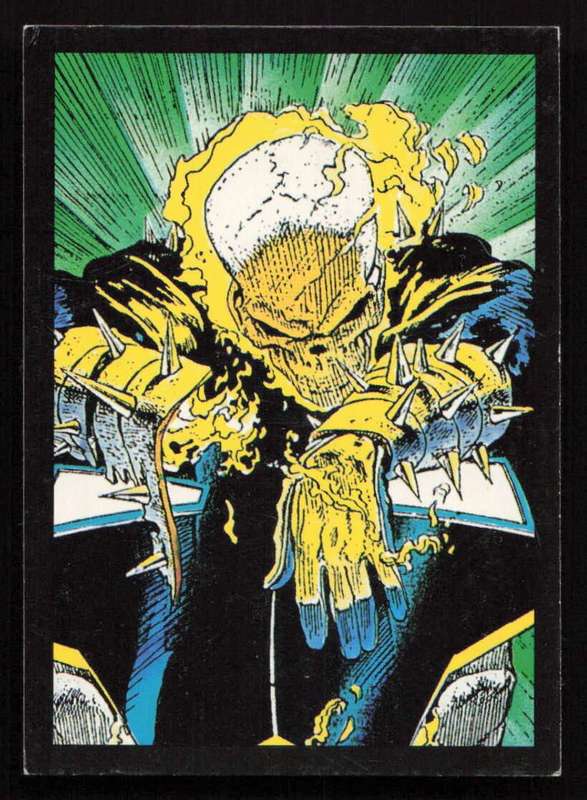 1992 Comic Images Ghost Rider II Card 21 Exhausted