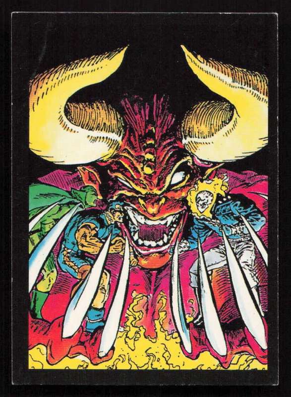 1992 Comic Images Ghost Rider II Card 28 In between