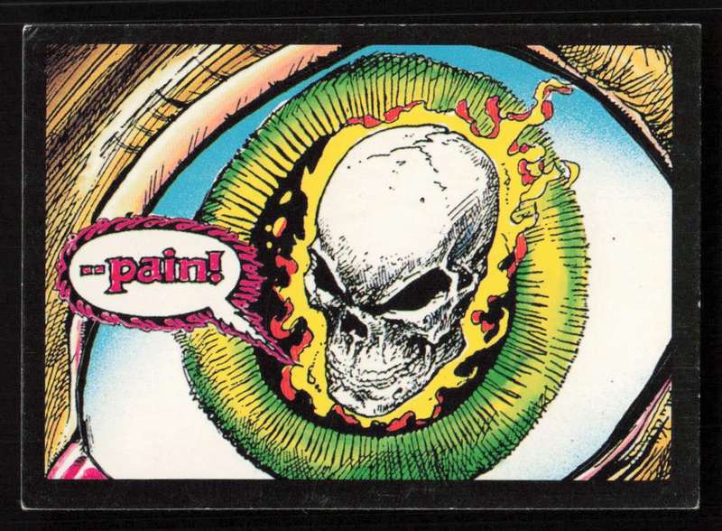 1992 Comic Images Ghost Rider II Card 33 Penance stare