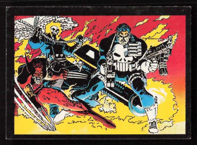 1992 Comic Images Ghost Rider II Card 47 Hearts of darkness