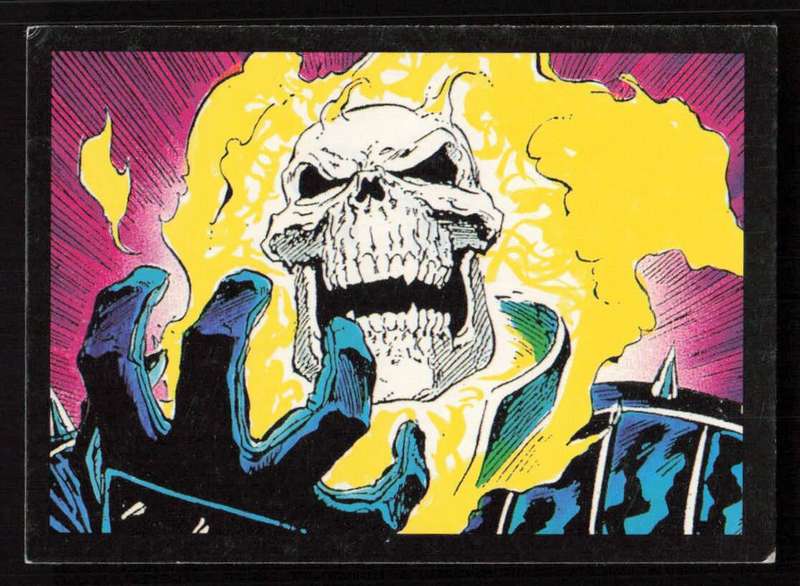 1992 Comic Images Ghost Rider II Card 48 Blackheart