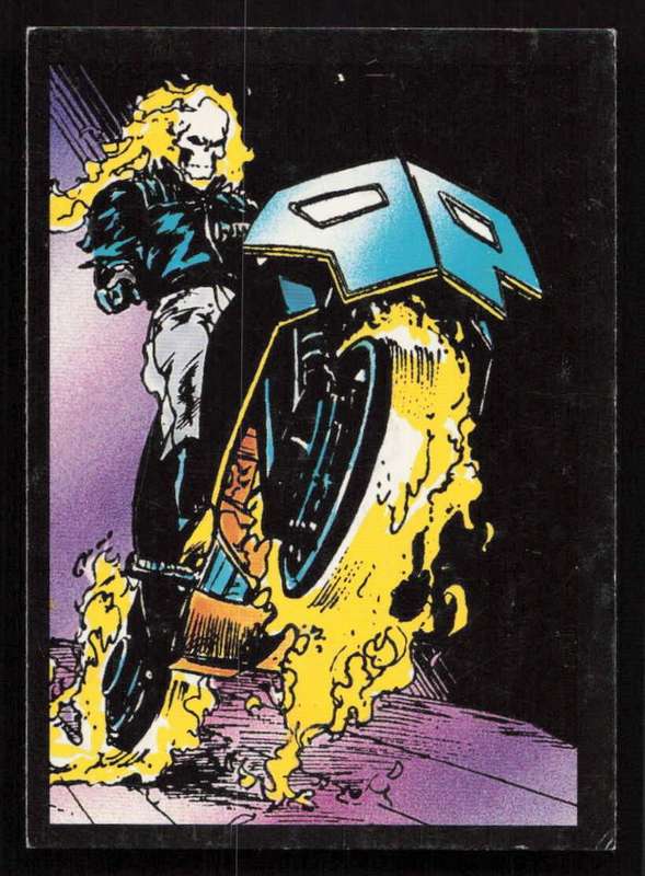 1992 Comic Images Ghost Rider II Card 71 Emblem