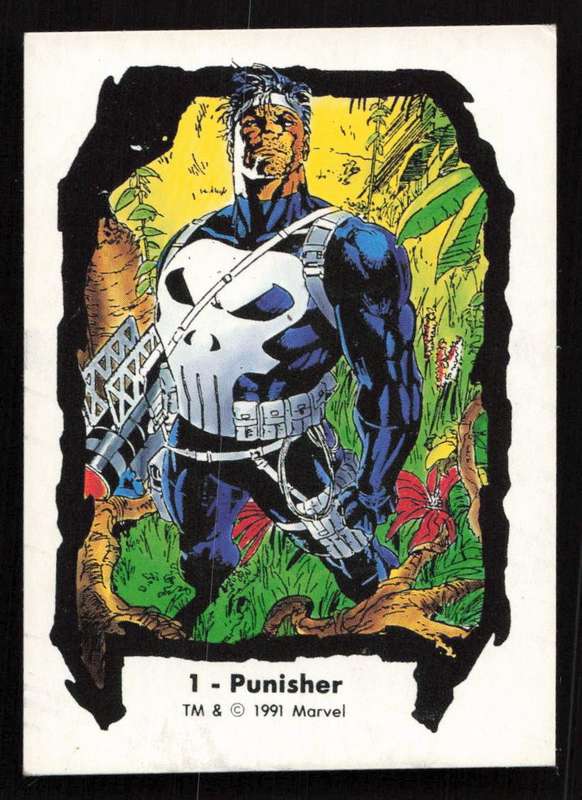 1991 Jim Lee Trading Card Set Card 1 Punisher