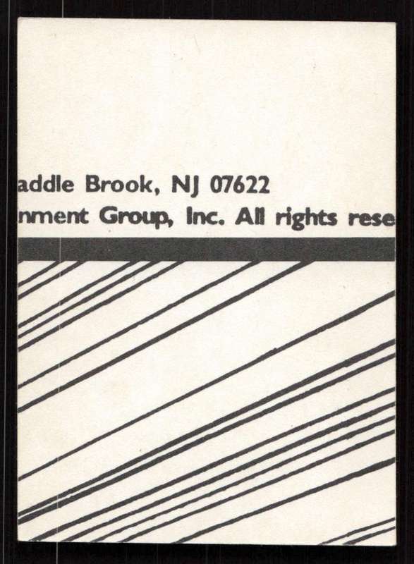 1991 Jim Lee Trading Card 2 Survivalist