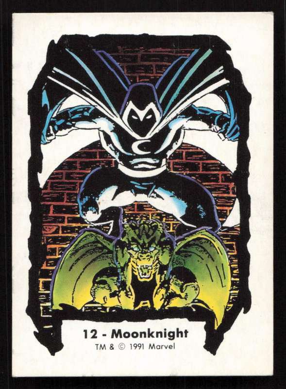 1991 Jim Lee Trading Card 12 Moonknight