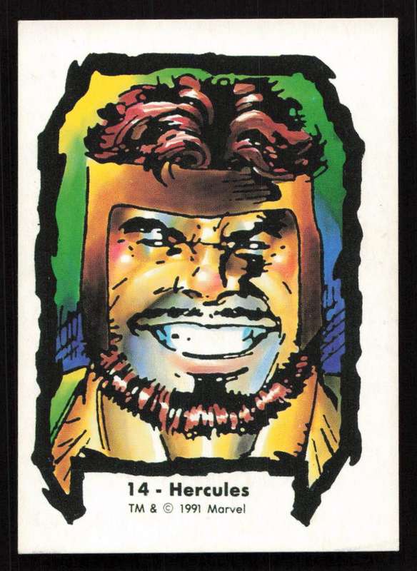 1991 Jim Lee Trading Card 14 Hercules