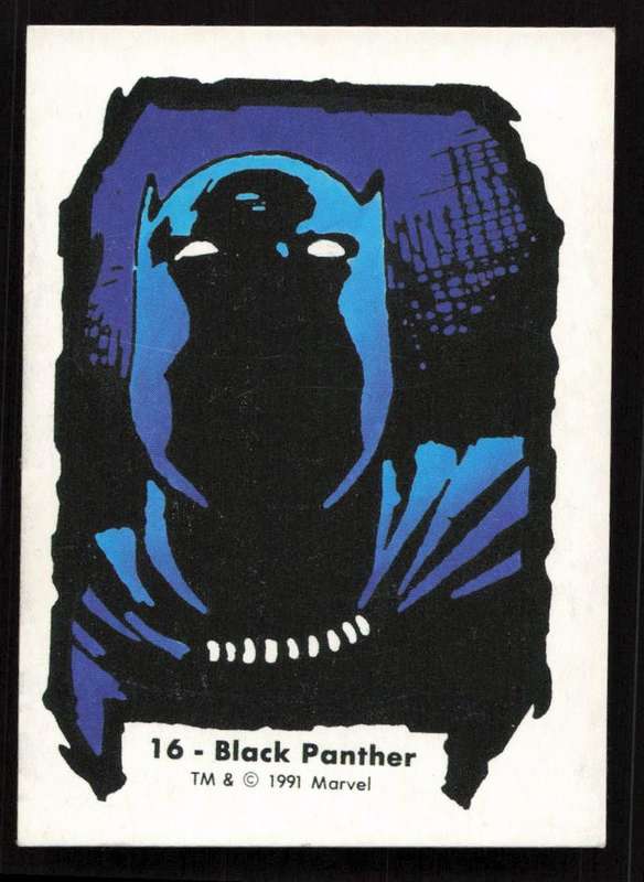 1991 Jim Lee Trading Card 16 Black Panther
