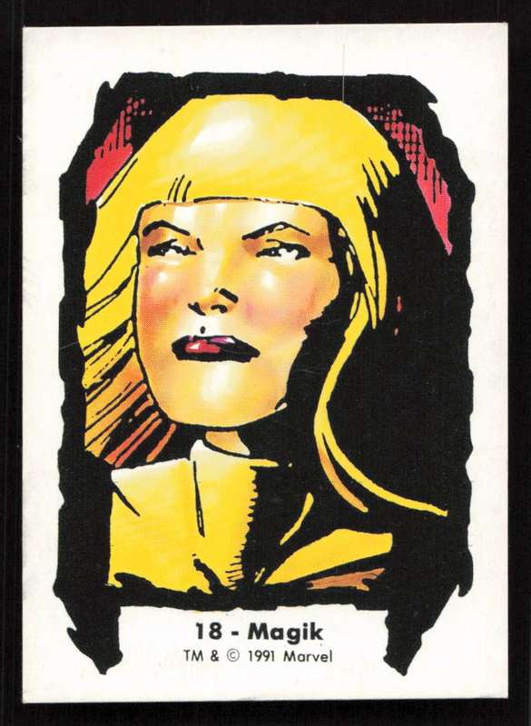1991 Jim Lee Trading Card 18 Magik