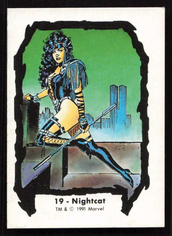 1991 Jim Lee Trading Card 19 Nightcat