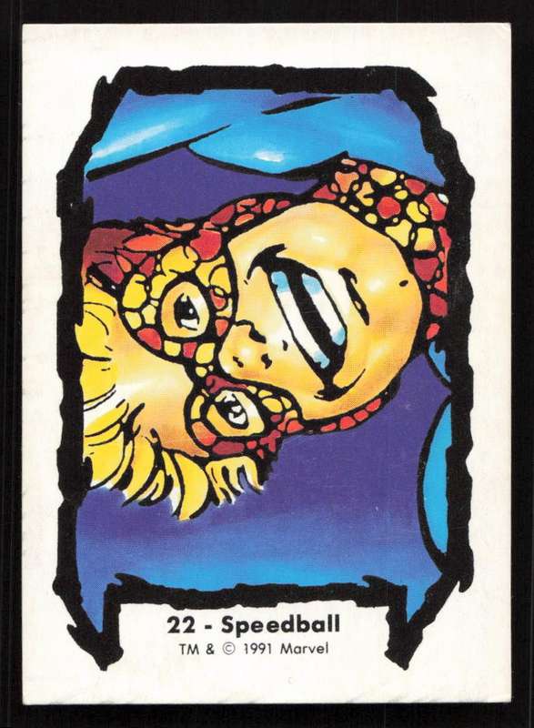 1991 Jim Lee Trading Card 22 Speedball