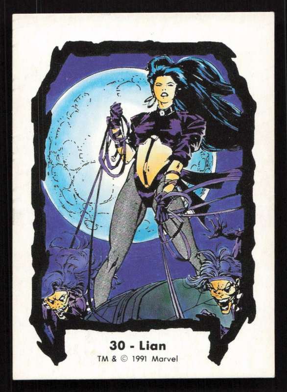 1991 Jim Lee Trading Card 30 Lian