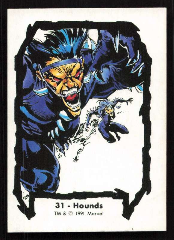 1991 Jim Lee Trading Card 31 Hounds