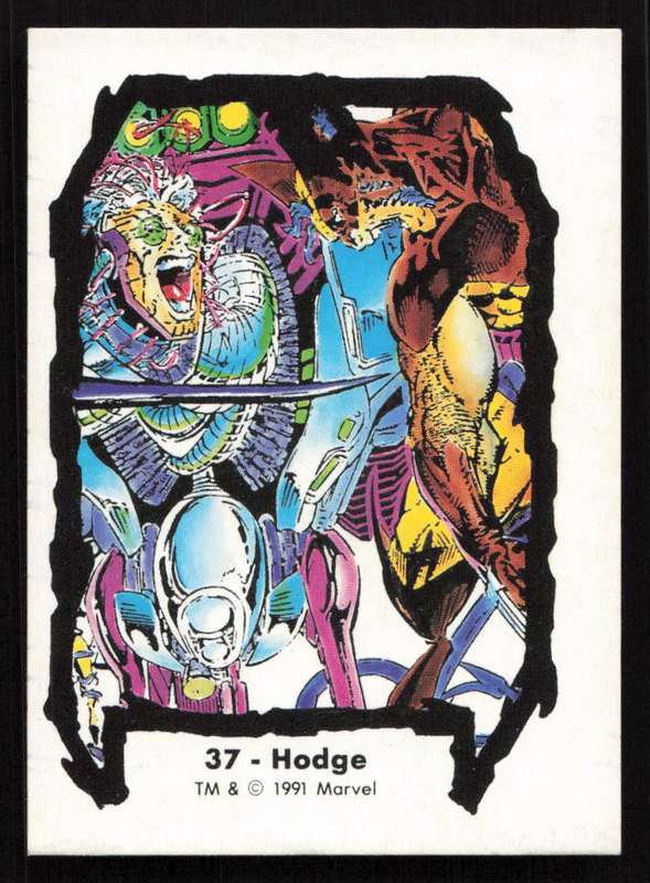 1991 Jim Lee Trading Card 37 Hodge