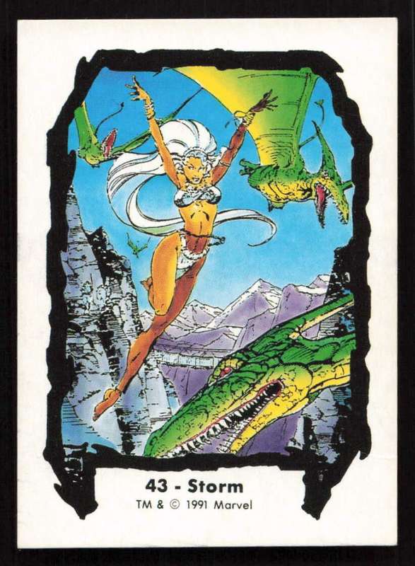 1991 Jim Lee Trading Card 43 Storm