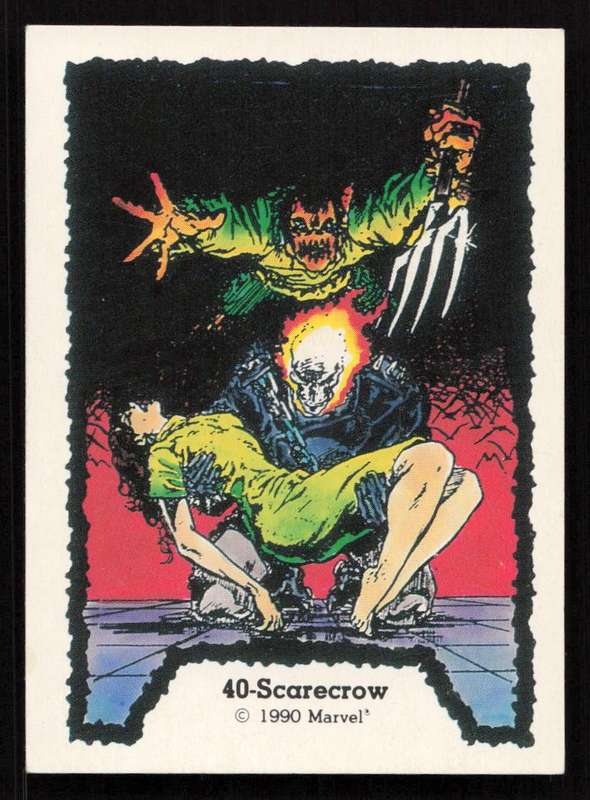 1990 Comic Images Todd McFarlane Spider-Man Card 40 Scarecrow