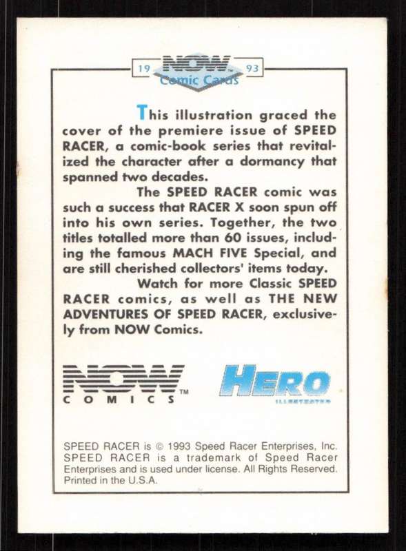 1993 Now Comics Speed Racer