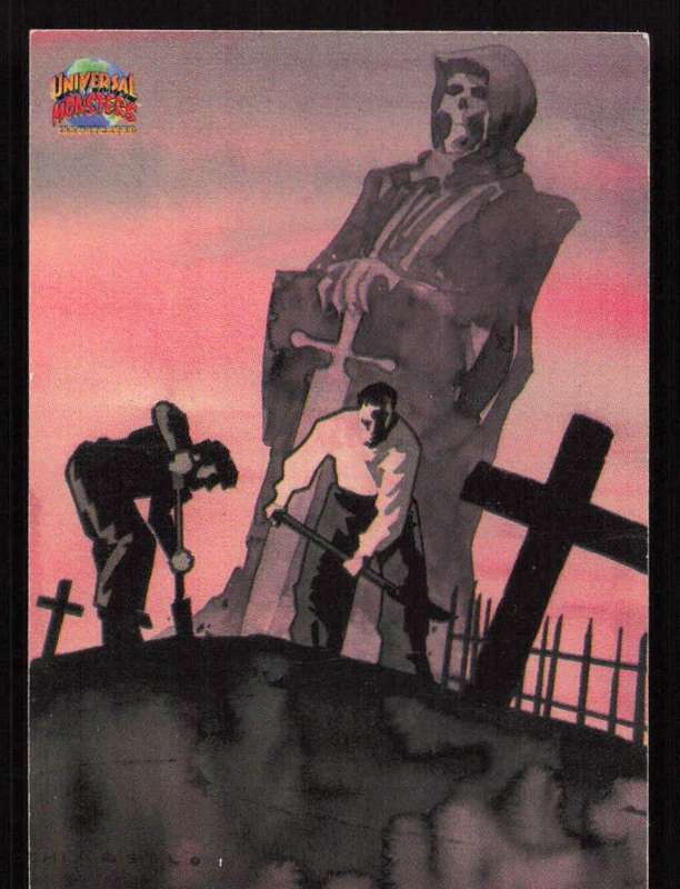 1991 Topps Universal Monsters Trading Card 14 Frankenstein
