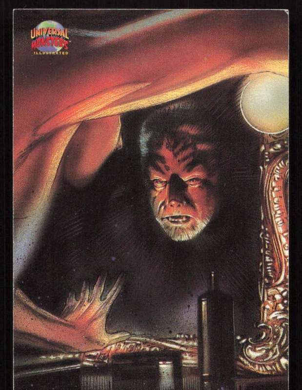 1991 Topps Universal Monsters Trading Card 61 The Wolf Man